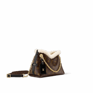 louis vuitton high end chain bag for women 2025 new autumn and winter lamb wool carryall shoulder bag carryall bb