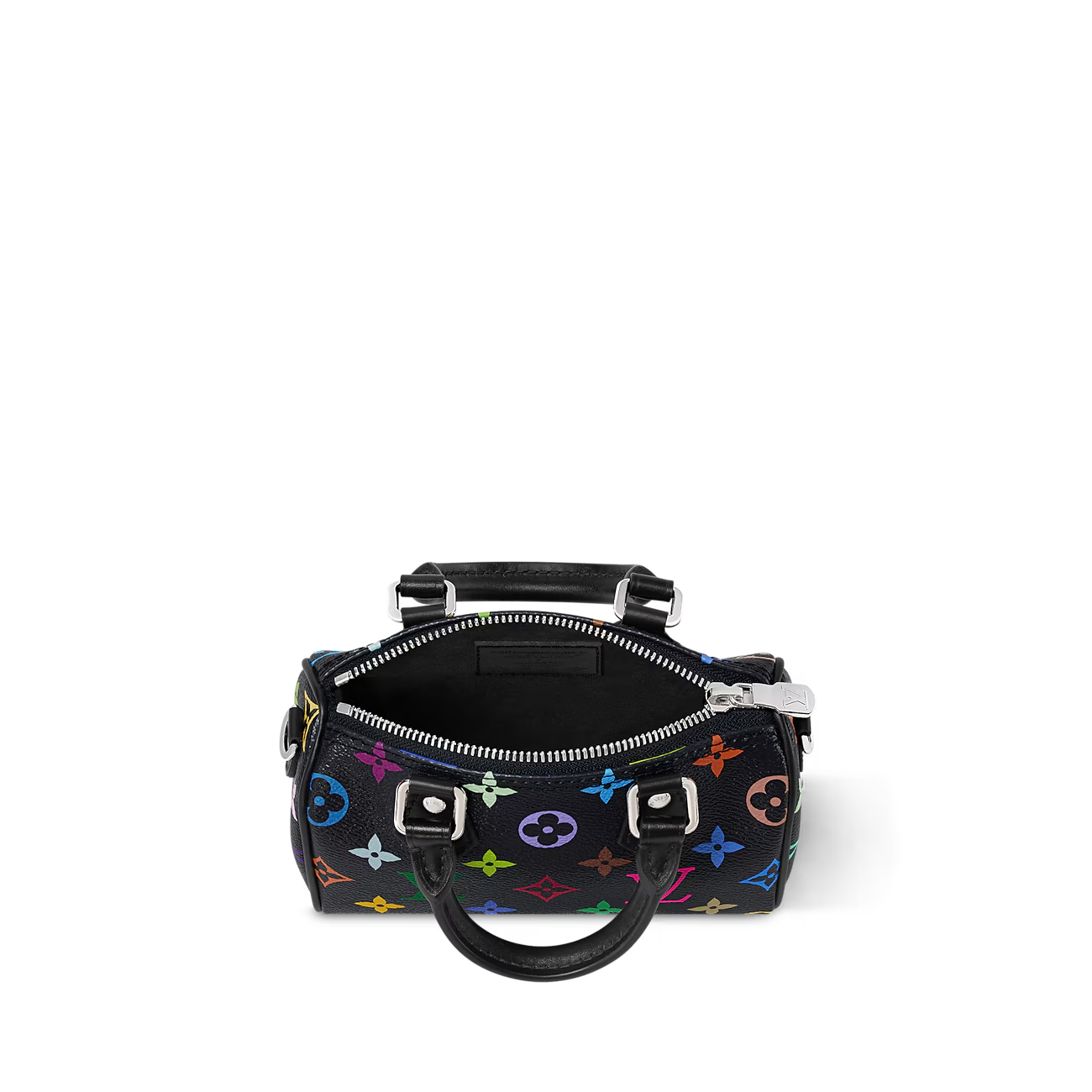 lv/louis vuitton women's mini nano speedy color block shoulder bag m13406