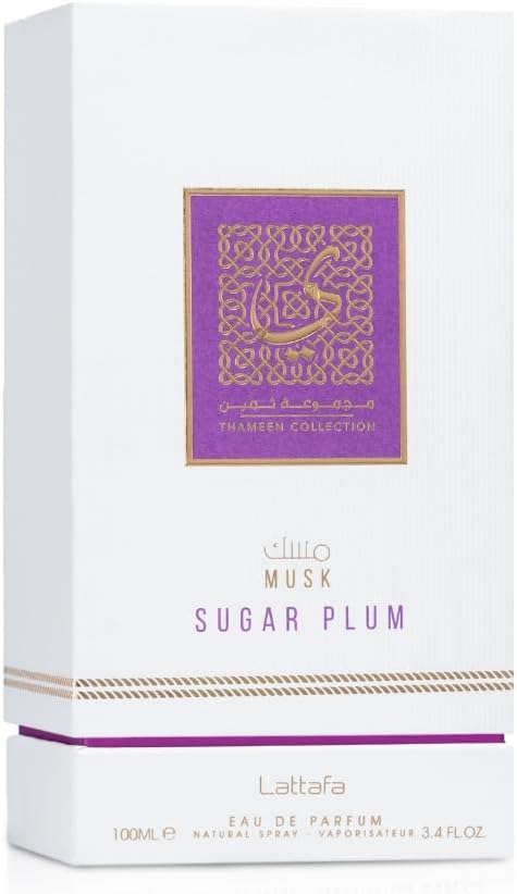 musk sugar plum from thameen by lattafa collection eau de parfum 100 ml