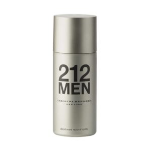 carolina herrera 212 nyc men fragrance for men quick drying spray 24 hour protection against body odor fresh, masculine scent green freshness and warmth of spices deodorant spray 5 oz