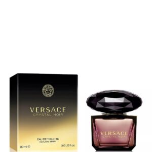 versace crystal noir for women eau de toilettey spray, 3 ounce
