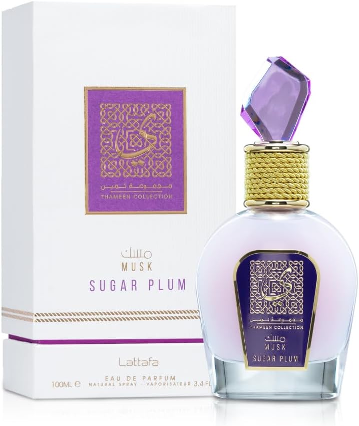 musk sugar plum from thameen by lattafa collection eau de parfum 100 ml
