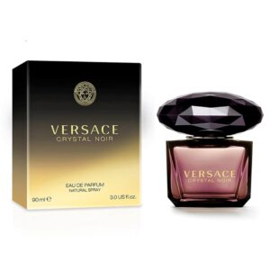 versace crystal noir eau de toilette spray for women, 3 oz