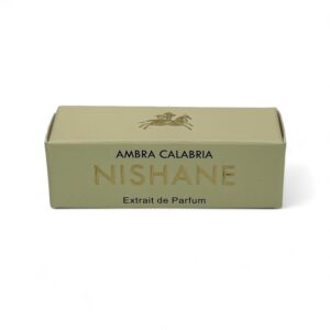 nishane ambra calabria extrait de parfum spray vial on card