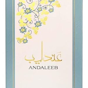 lattafa asdaaf andaleeb for unisex eau de parfum spray, 3.4 ounces / 100 ml