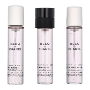 chanel bleu eau de parfum twist & spray 3 refills x 20ml