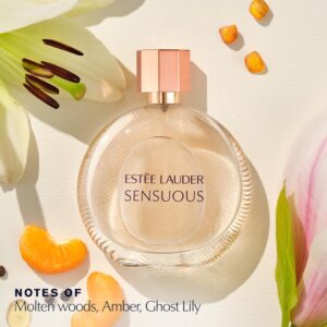 estee lauder sensuous eau de parfum spray with notes of sandalwood, honey & mandarin | perfumes for women 1.7 fl oz