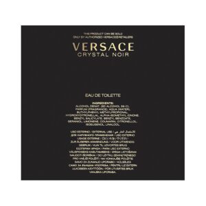 versace crystal noir by versace for women 1.7 oz eau de toilette spray