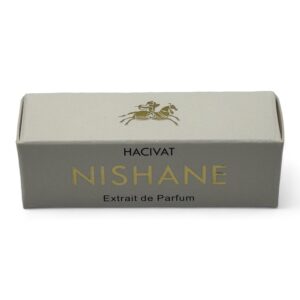 nishane hacivat extrait de parfum spray vial on card