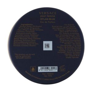 versace dylan blue pour femme 3.4 oz eau de parfum spray
