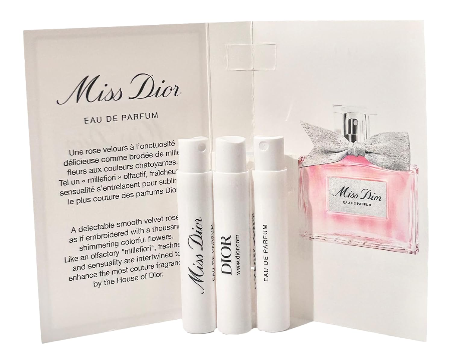 dior miss sample perfume women edp parfum 1 ml / 0.03 fl oz set of 3 0294