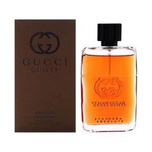 gucci guilty absolute eau de parfum spray for men, 1.7 ounce