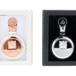 lattafa fakhar fresh, fruity, bergamot, amber wood eau de parfum long lasting fragrance for men, 3.40 ounce / 100 ml