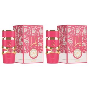 lattafa yara candy vanilla, fruity, citrus, floral eau de parfum long lasting fragrance for women, 3.40 ounce / 100 ml