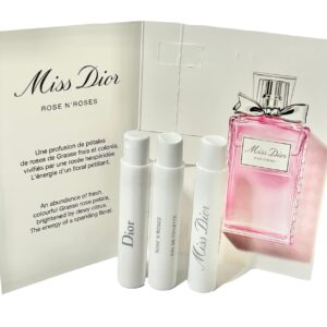 dior sample perfume miss rose n'roses sample women eau de toilette 1 ml / 0.03 fl oz set of 3