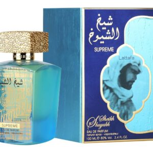lattafa sheikh al shuyukh supreme ?c spicy, sweet, woody, amber ?c eau de parfum spray long lasting fragrance for unisex, 3.4 ounce / 100 ml