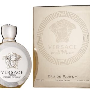 versace eros eau de parfum spray for women, 3.4 fl oz (pack of 1)