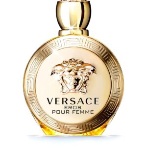 versace eros pour femme eau de parfum spray, 3.4 ounce